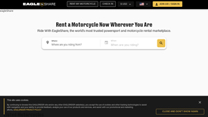 EagleShare - Motorcycle Rental Marketplace