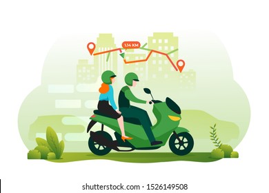 Illustrative image for gps navigation for motorcycle
