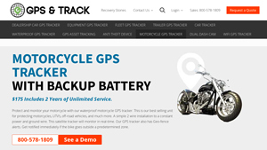 GPSandTrack - Motorcycle GPS Tracker