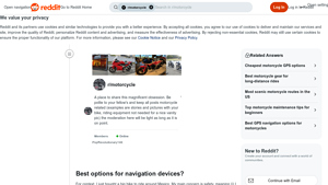 Reddit - Essential Navigation Devices